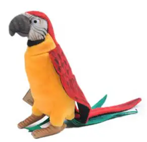 한사토이 동물인형 페럿 Parrot, 37cm, 옐로우 (3323), 1개