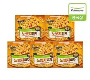 풀무원 [풀무원] 노엣지피자스위트포테이토 콘 365g 5개, 노엣지피자스위트포테이토콘365gX5판